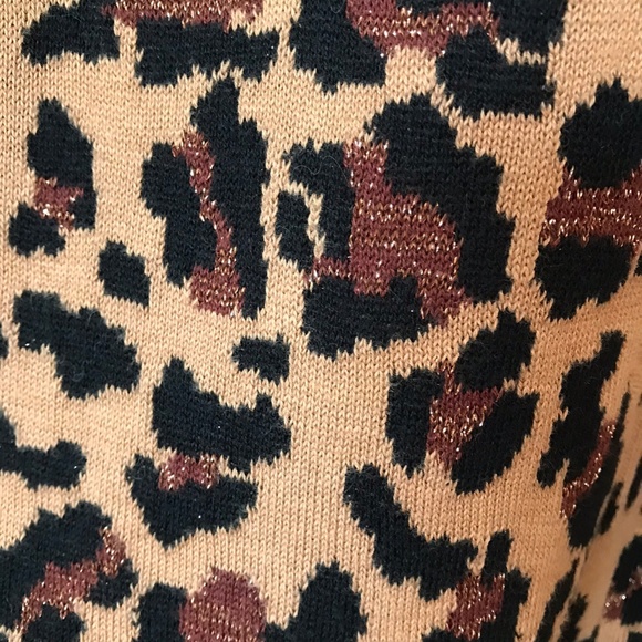 Animal Print Knit Skirt - Picture 3 of 7